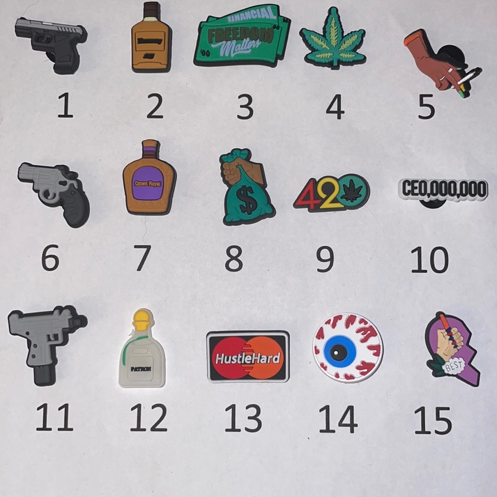 Second Amendment Croc Charm Pack